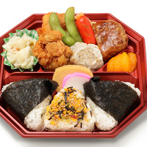 三角むすび弁当